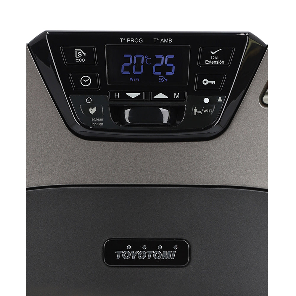 Estufa a Kerosene Láser Wi-Fi 3,2 kW LC-34W Metallic